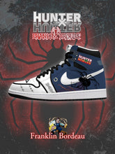 Baskets montantes personnalisées Franklin Bordeau V.1